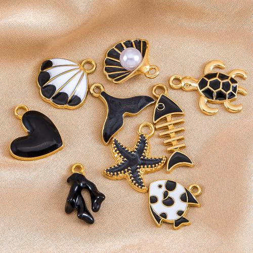 Pendentifs émail, alliage de zinc, avec perle de plastique, cerise, Placage, DIY, plus de couleurs à choisir Vendu par sac