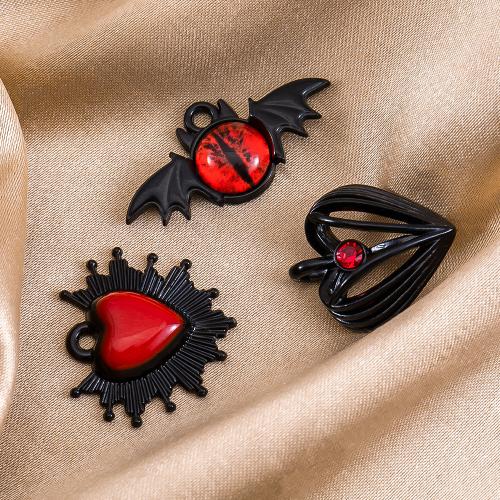 Resin Zinc Alloy Pendants, with Resin, plated, DIY 