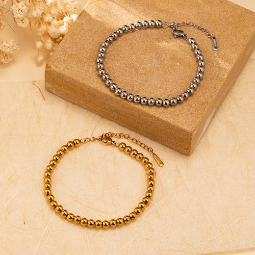 Bracelets en acier inoxydable, Acier inoxydable 304, Placage, bijoux de mode, plus de couleurs à choisir, Vendu par PC