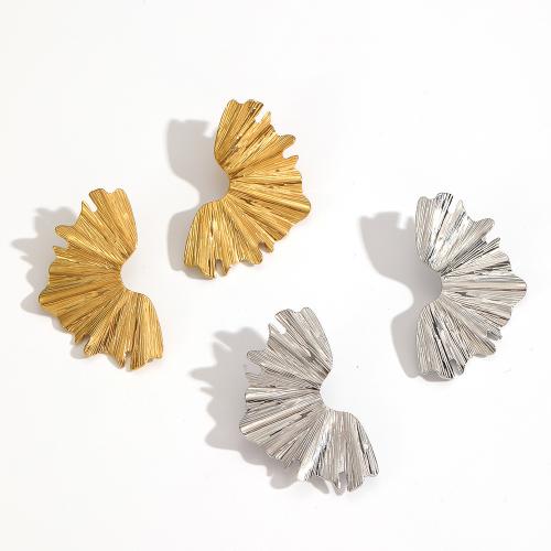 Edelstahl Stud Ohrring, 304 Edelstahl, plattiert, Modeschmuck, keine, verkauft von Paar