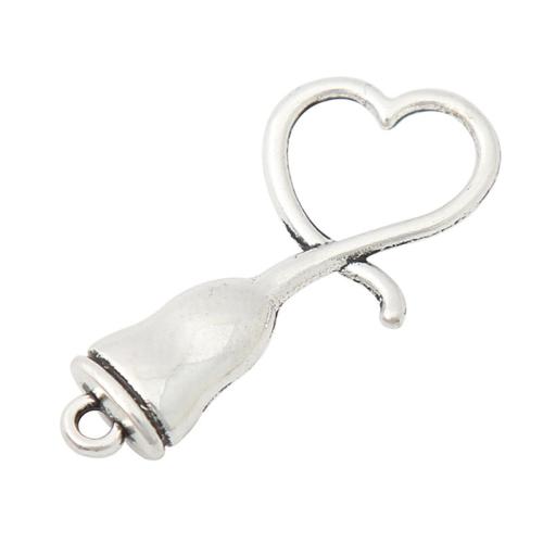 Bijoux pendentifs en Zinc alliage , alliage de zinc, Placage, DIY, plus de couleurs à choisir Vendu par PC