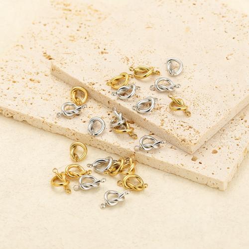 Connecteur de charme en acier inoxydable, Acier inoxydable 304, Placage de couleur d'or, DIY, plus de couleurs à choisir Vendu par sac