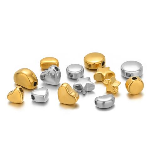 Stainless Steel Beads, 304 Stainless Steel, gold color plated, DIY 