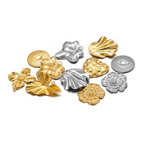 Stainless Steel Pendants, 304 Stainless Steel, gold color plated, DIY 