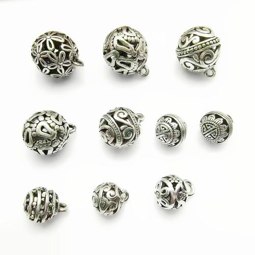 Полые подвески из иинкового сплава, цинковый сплав, Другое покрытие, DIY & разные стили для выбора, продается PC