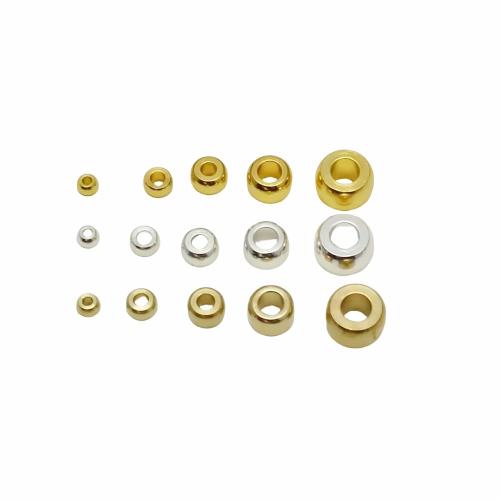 Латунная распорка для бусин, Латунь, Ведро, Другое покрытие, DIY & разный размер для выбора, Много цветов для выбора, продается PC