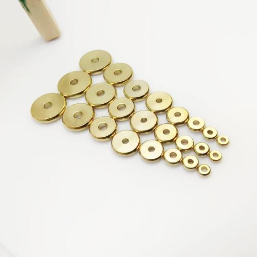 Arandelas de bronce de joyería, metal, chapado en color dorado, Bricolaje & diverso tamaño para la opción, Vendido por UD