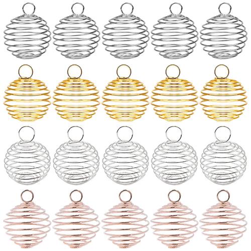 Messing gewebt Perlen, Eisen, plattiert, DIY & verschiedene Größen vorhanden, keine, verkauft von PC[