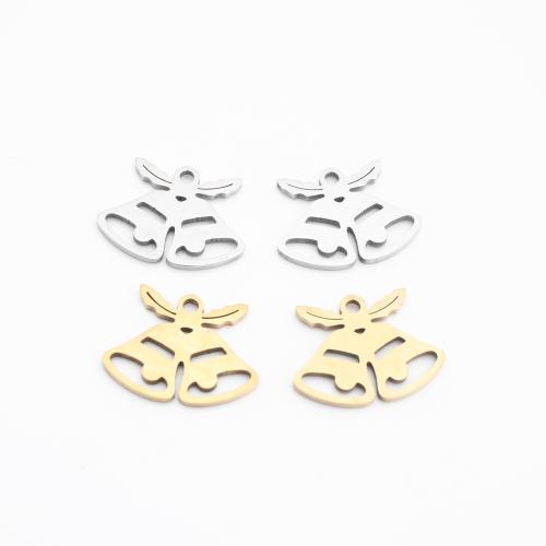 Кулоны из нержавеющей стали, Нержавеющая сталь 304, Рождественский колокольчик, Другое покрытие, DIY & отверстие, Много цветов для выбора продается PC