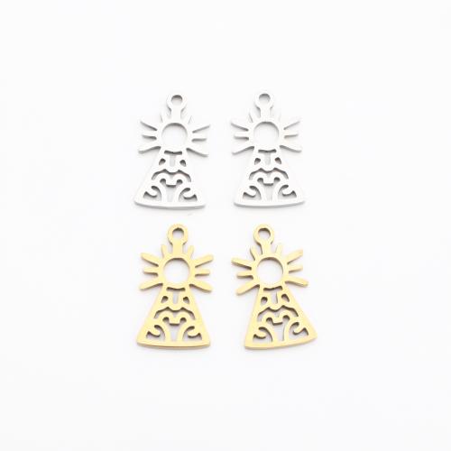 Полые Кулон из нержавеющей стали, Нержавеющая сталь 304, Другое покрытие, DIY & отверстие, Много цветов для выбора продается PC