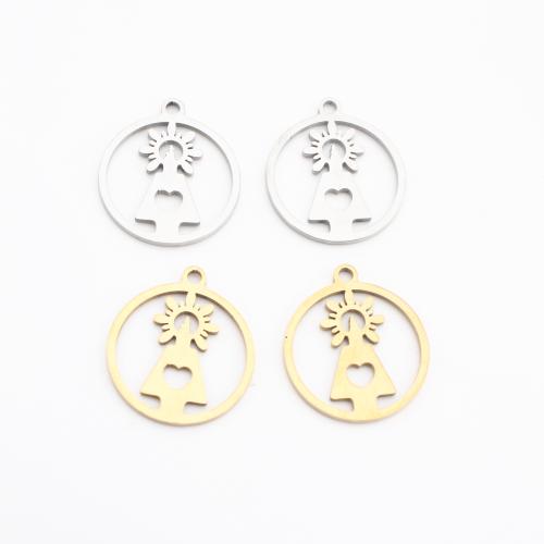 Полые Кулон из нержавеющей стали, Нержавеющая сталь 304, Другое покрытие, DIY & отверстие, Много цветов для выбора продается PC