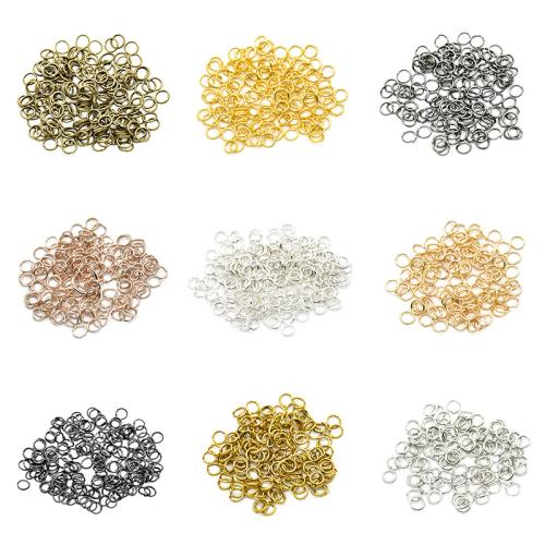 Coupe de appareil de fer fermé anneau de saut, Placage, DIY & normes différentes pour le choix, plus de couleurs à choisir Vendu par sac[