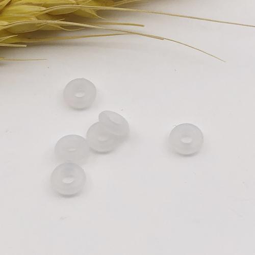 Silicone bijoux perles, DIY, 6mm, Vendu par PC