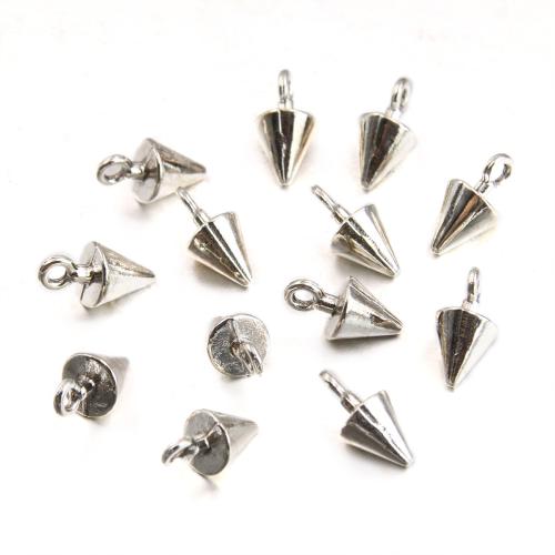 Bijoux pendentifs en Zinc alliage , alliage de zinc, Conique, Placage, DIY & styles différents pour le choix, Vendu par PC