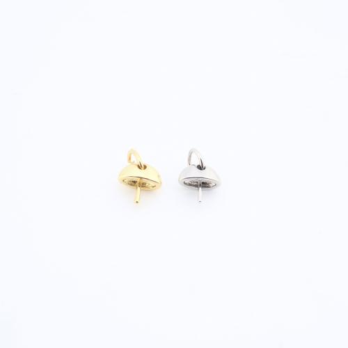 Fianza de pinza de latón, metal, chapado en color dorado, Bricolaje, más colores para la opción, 10x7x5mm, Vendido por UD[