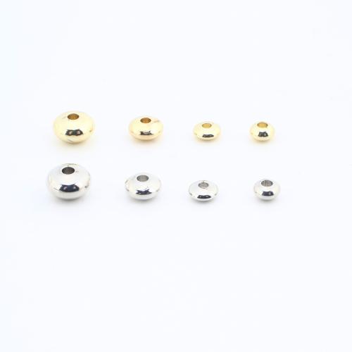 Латунная распорка для бусин, Латунь, плакирован золотом, DIY, Много цветов для выбора продается PC