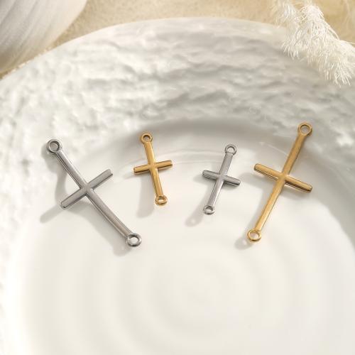 Conector encanto de acero inoxidable, acero inoxidable 304, Cruces, chapado, Bricolaje, más colores para la opción, 10PCs/Bolsa, Vendido por Bolsa