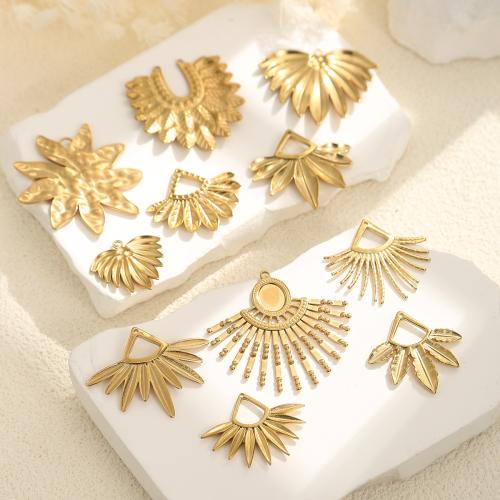 EL Colgante De Acero Inoxidable, acero inoxidable 304, chapado en color dorado, Bricolaje, dorado, 10PCs/Bolsa, Vendido por Bolsa