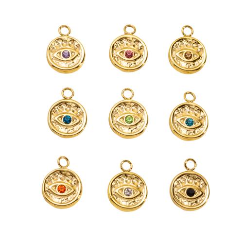 ラインストーンのステンレス　ペンダント, 304ステンレススチール, メッキ, DIY & ライン石のある, 無色, 10パソコン/バッグ, 売り手 バッグ