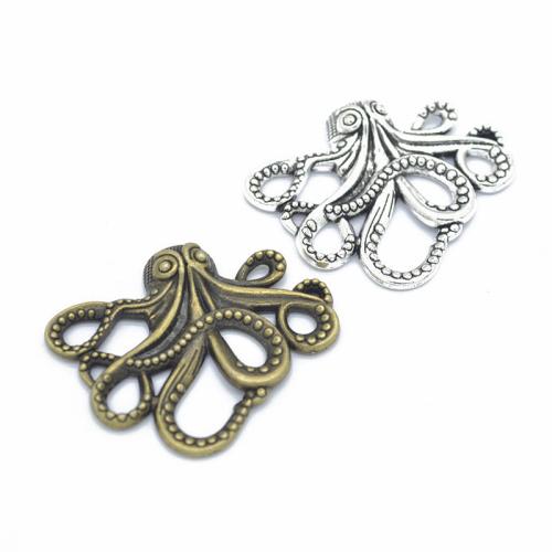 Подвески из цинкового сплава в форме животных, цинковый сплав, осьминог, Другое покрытие, DIY, Много цветов для выбора продается PC