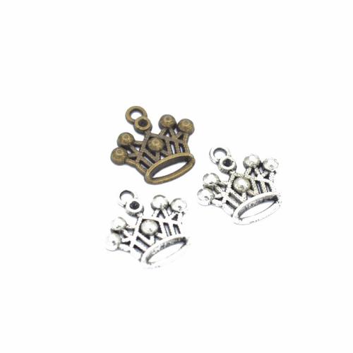 Pendentifs de couronne en alliage zinc, alliage de zinc, Placage, DIY, plus de couleurs à choisir Vendu par PC