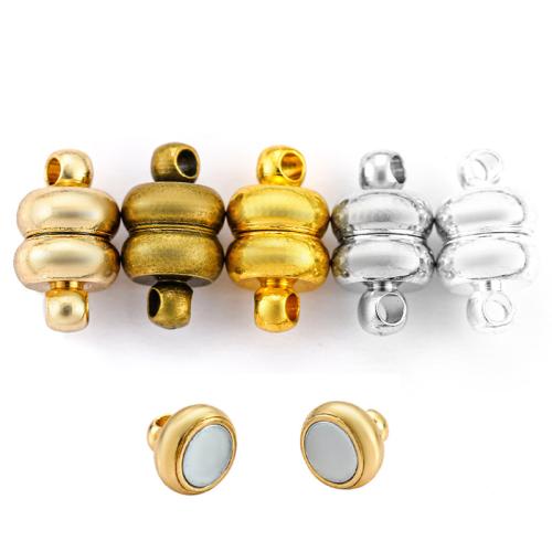 Zinklegierung Magnetverschluss, plattiert, DIY, keine, 13x7mm, verkauft von Paar[