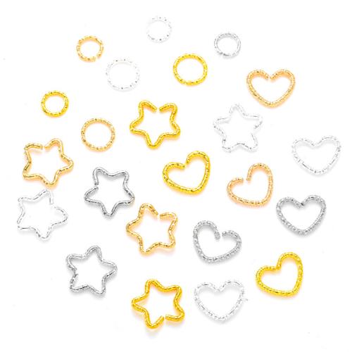 Vinculación de anillo de hierro, fundición, chapado, Bricolaje & diferentes estilos para la opción, Vendido por UD