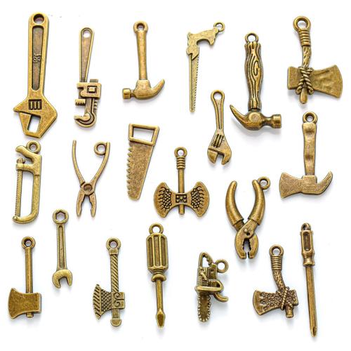 Zinc Alloy Tool Pendants, plated, DIY 