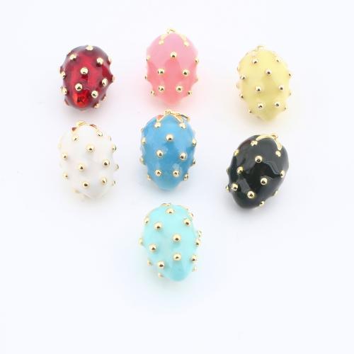 Эмаль латунь подвески, Латунь, Земляника, Другое покрытие, DIY & эмаль, Много цветов для выбора продается PC