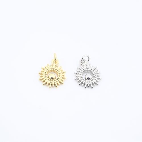 Messing Schmuck Anhänger, plattiert, DIY, keine, 13x11x2mm, verkauft von PC