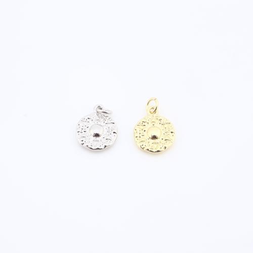 Messing Schmuck Anhänger, Sonne, plattiert, DIY, keine, 13x10x3mm, verkauft von PC