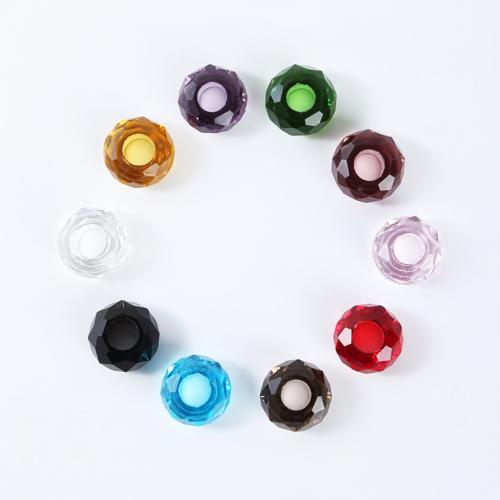 Perlas de cristal de moda, Bricolaje, más colores para la opción, 14x8mm, diámetro interior:aproximado 6mm, Vendido por UD