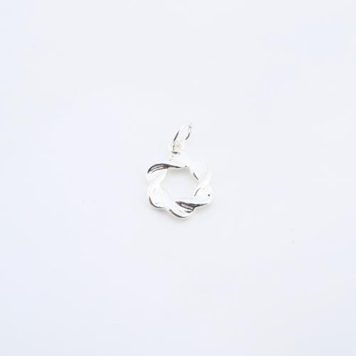 Латунные ювелирные кулоны, Латунь, Другое покрытие, DIY, серебряный продается PC