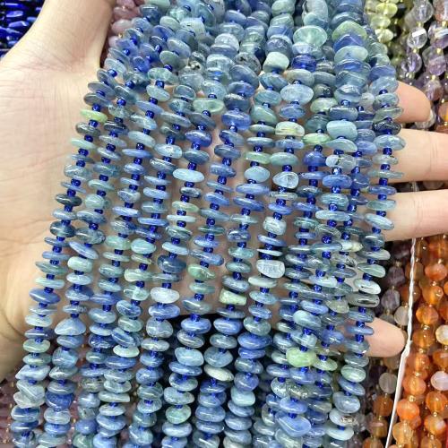 Бусы из природных кианитов, кианит, DIY, разноцветный, 12mm, длина:38 см, продается Strand