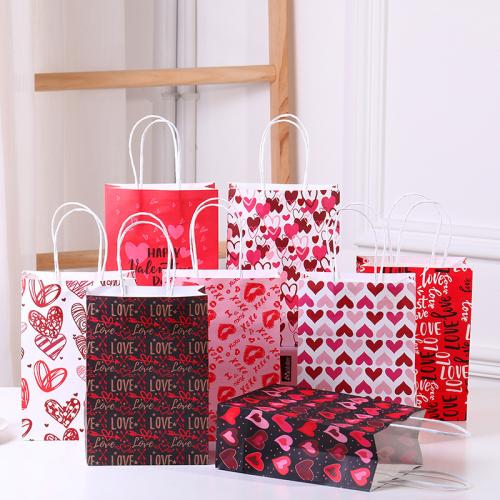 Gift Shopping Bag, Kraft, printing 