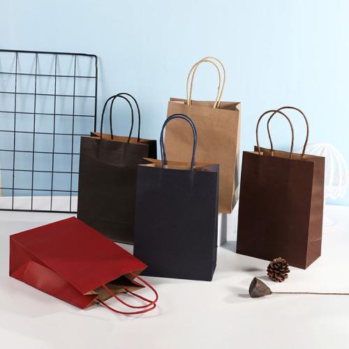 Gift Shopping Bag, Kraft, printing 