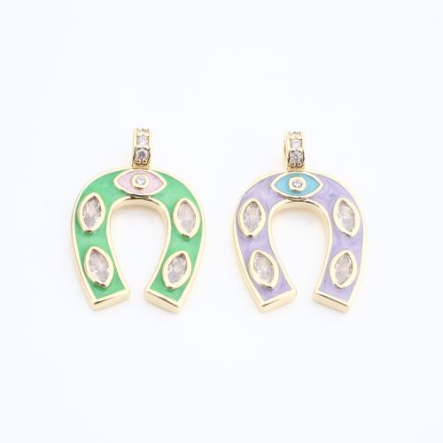 Эмаль латунь подвески, Латунь, Лошадиная кость, Другое покрытие, DIY & эмаль, Много цветов для выбора продается PC