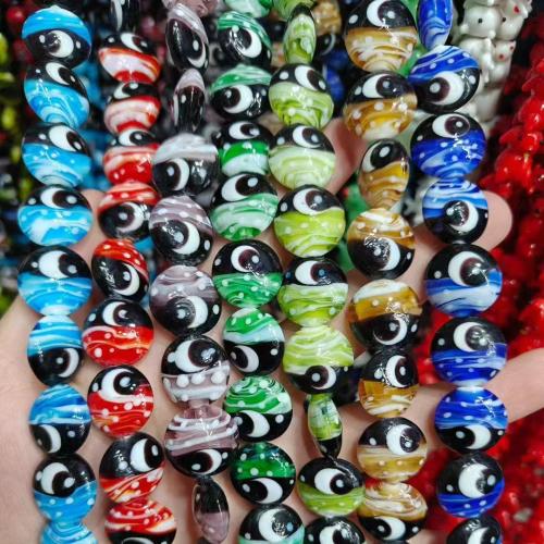 бусины Lampwork ручной работы, Лэмпворк, рука рисунок., DIY, Много цветов для выбора, 17mm, продается PC
