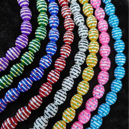 Holprige Lampwork Perlen, DIY, keine, 12x16mm, verkauft von PC