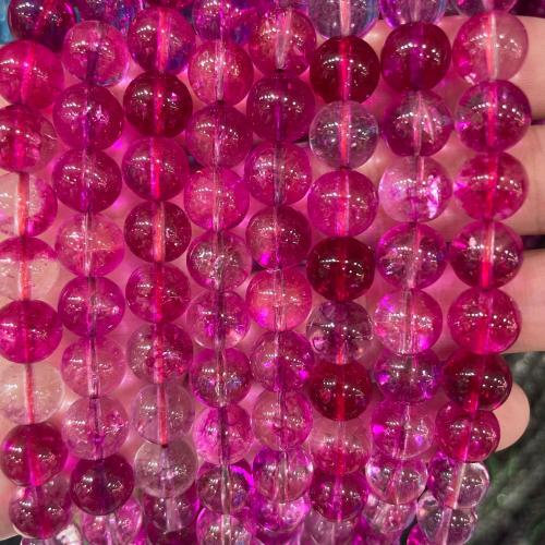 Abalorios de Cristal Esféricos, Bricolaje, color mixto, longitud:38 cm, Vendido por Sarta[