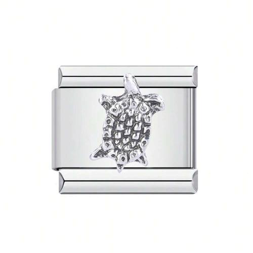 Итальянский шарм браслеты, нержавеющая сталь, DIY & разные стили для выбора & эмаль & со стразами 10ПК/сумка, продается сумка