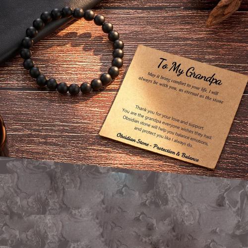 Gemstone Bracelet, Round, handmade & for man Approx 8 Inch 