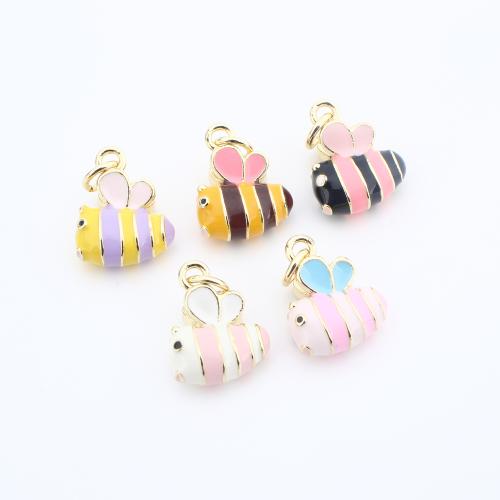 Эмаль латунь подвески, Латунь, Пчела, Другое покрытие, DIY & эмаль, Много цветов для выбора продается PC