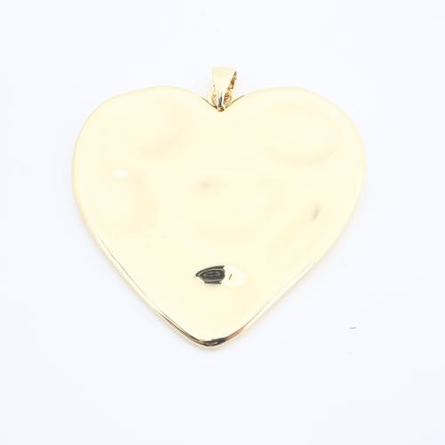 真鍮ハートペンダント, 銅, ハート形, メッキ, DIY, 金色 売り手 パソコン