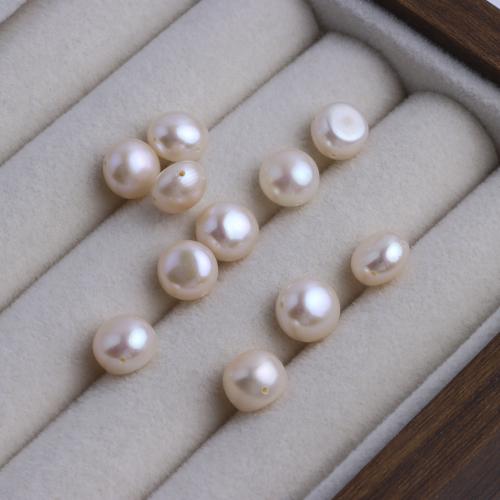 Naturales agua dulce perlas sueltas, Perlas cultivadas de agua dulce, Patata, Bricolaje, Champaña, 8-9mm, Vendido por UD