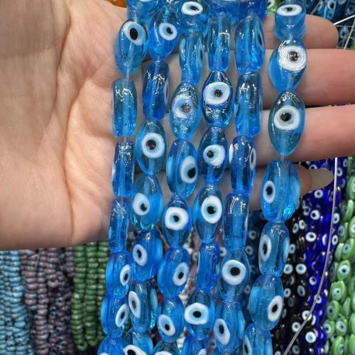 Perles de Murano Evil Eye, chalumeau, dessiné à la main, DIY, plus de couleurs à choisir Vendu par PC[