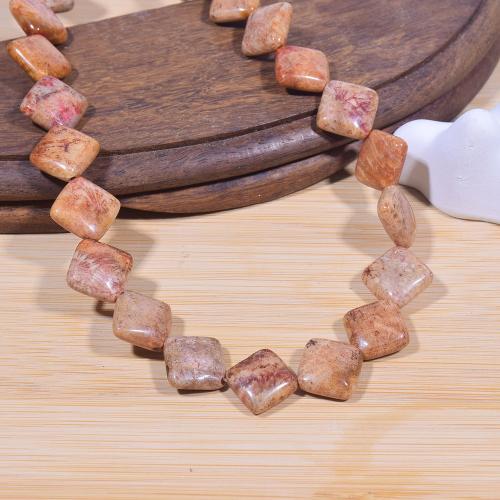 Хризантемный камень, камень хризантема, DIY, разноцветный, 15mm, длина:38 см, продается Strand