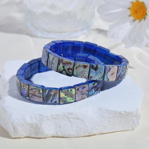 Brazaletes de concha de abulón, Nácar de Abulón, Joyería, color mixto, 10mm, longitud:18 cm, Vendido por UD[