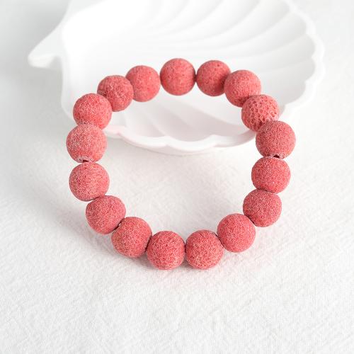 Синтетические коралловые Браслеты, Зеленый коралл, ювелирные изделия моды, разноцветный, длина:18 см, продается PC