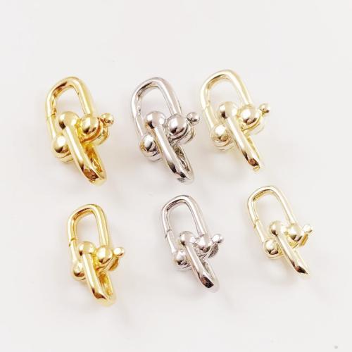 Messing Druckverschluss, Buchstabe U, plattiert, DIY & verschiedene Größen vorhanden, keine, verkauft von PC